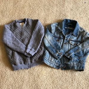 Zara Bomber boys jacket and Gap kids boys jacket